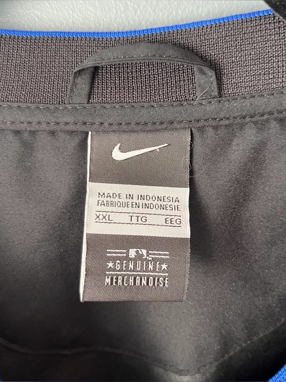 Nike New York Mets MLB Genuine Merchandise V-Neck Pullover Windshirt Jacket 2010 - Picture 6 of 8